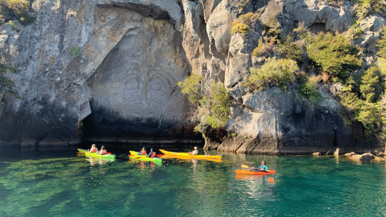 Monopoly Taupo Edition Maori Rock Carvings