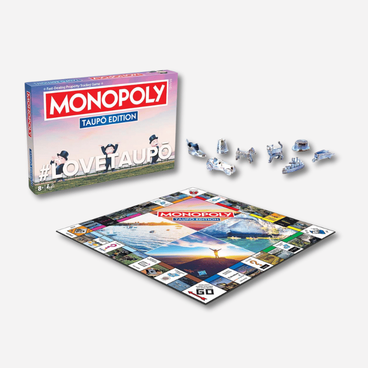 Monopoly Taupo Board Grey (1)