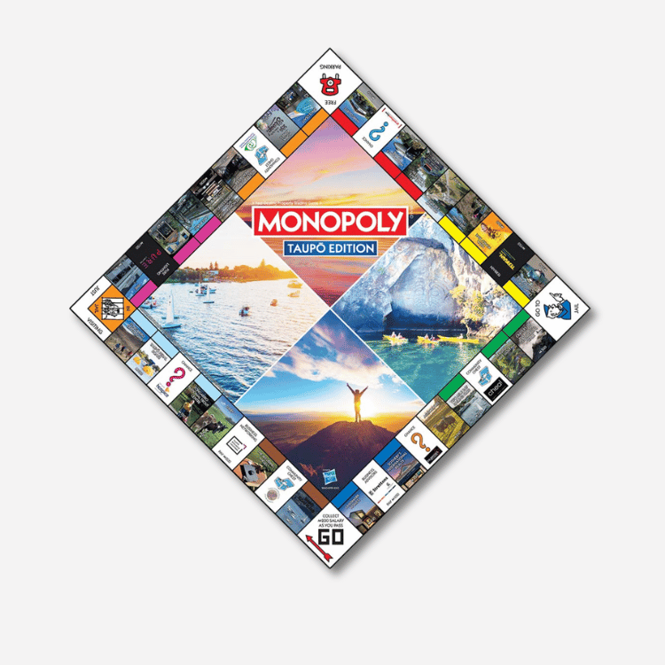 Monopoly Taupo Board Grey